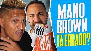 BROWN ABRAÇA E ELOGIA NEYMAR EM APRESENTAÇÃO NO SANTOS E PARTE DA ESQUERDA SE REVOLTA | Galãs Feios