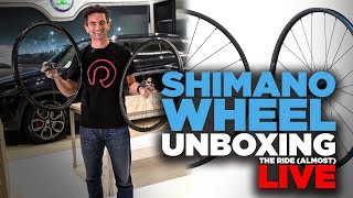 SHIMANO wheelset unboxing: GRX/DURA-ACE/ULTEGRA - THE RIDE (almost) Live Ep 10