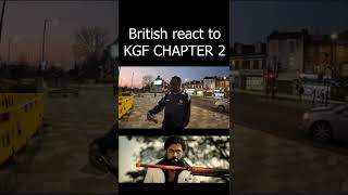 KGF REACTION IN LONDON #shorts #kgfchapter2 #kgf2