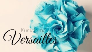 (HD) Origami Ball/ Kusudama Versailles (Krystyna Burczyk)