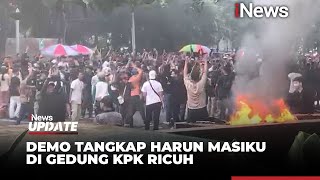 Mencekam! Massa Lempari Gedung KPK dengan Batu Tuntut Harun Masiku Ditangkap - iNews Update