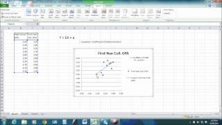 Simple Linear Regression Solution in Excel