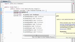 Java development tutorial 5 - Scanner