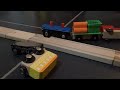 Accidents Will Happen (wooden train crashes)