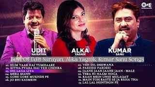 LIVE: Kumar Sanu | Alka Yagnik | Udit Narayan | 90S हिंदी सदाबहार गाने ❤️ | 90’S Old Hindi Songs