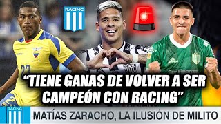 😱RACING Y EL DESEO DE REPATRIAR A ZARACHO + LOS OTROS NOMBRES QUE ESTÁN EN EL RADAR DE LA ACADEMIA