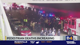 Report finds pedestrian deaths are increasing
