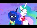 mlp fim celestia being iconic and funny ft. luna compilation