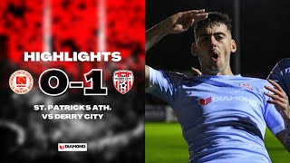 HIGHLIGHTS - St. Patrick's Ath. 0-1 Derry City - SSE Airtricity League - 30/09/2022