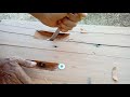 Tightening like nuts| Table makend with demolition wood