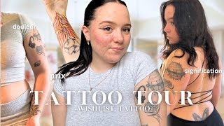 TATTOO TOUR + WISHLIST TATTOO (douleur, prix, significations...)