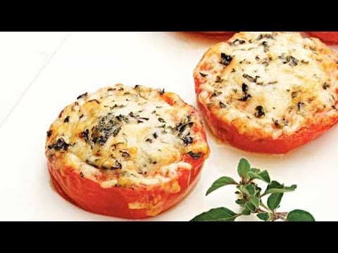 Summer recipe for baked tomatoes