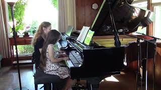 Angelina and Anastasia Kitaev. C.M. von Weber - Sonatina in C Major