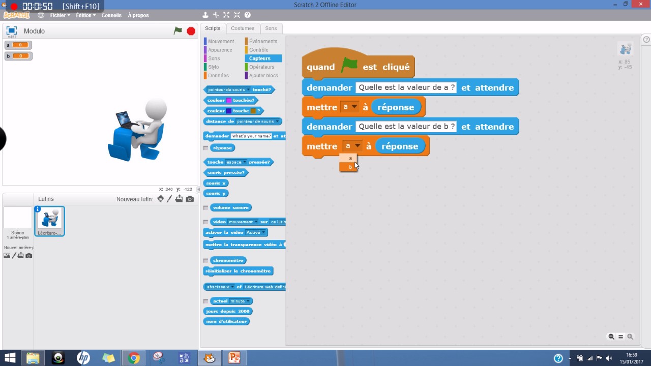 Modulo Et Regroupe Leçon 18 En Scratch Pour Les Débutants Par Jean-Luc ...