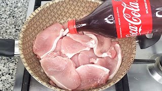 Chuletas de cerdo a la Coca Cola.. Una receta fácil que combina con todo y ¡QUEDA DELICIOSA!