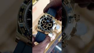 Rolex Daytona 40mm 126518LN Yellow Gold Oysterflex Black Dial‼️