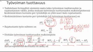 Talousmatematiikka - luentonauhoitukset - optimointi lisämateriaali - 040414