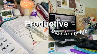 Study vlog |  productive days in my life 12th grader PCMB | Exam prep