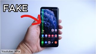 How to Fake Green Line on Phone Screen