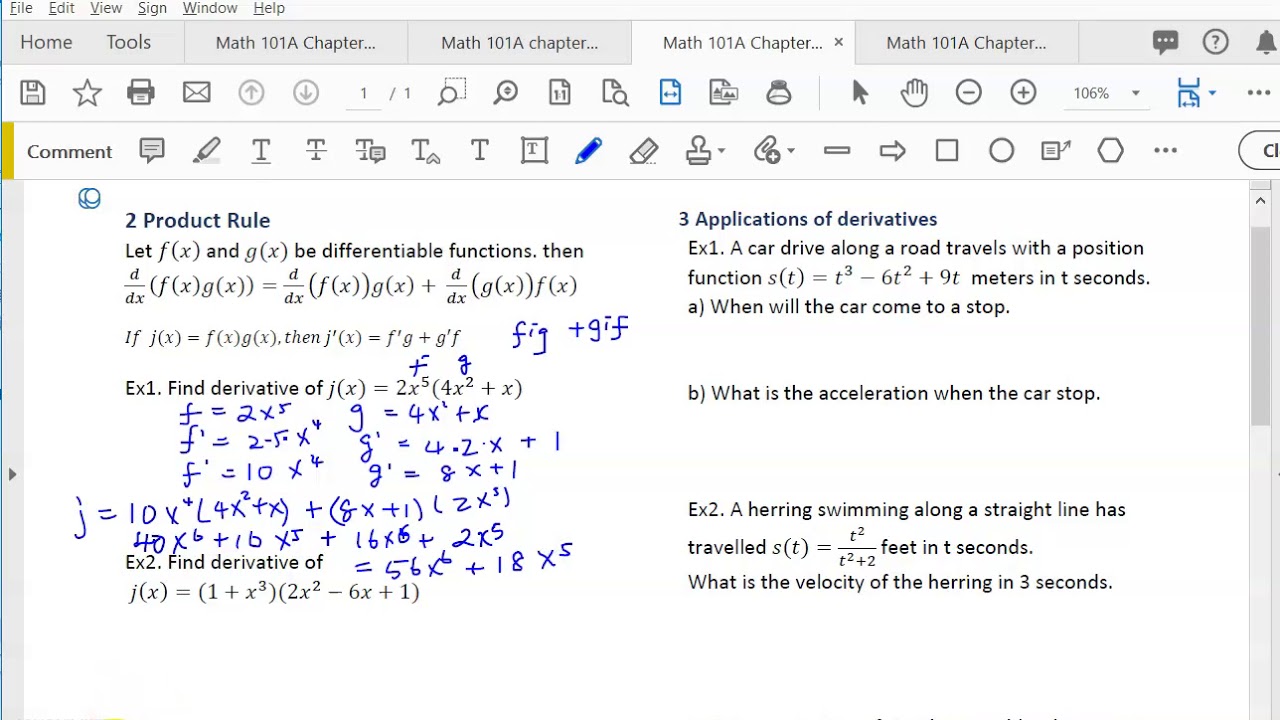 Openstax Calculus Ch 3.3 Part 2 - YouTube