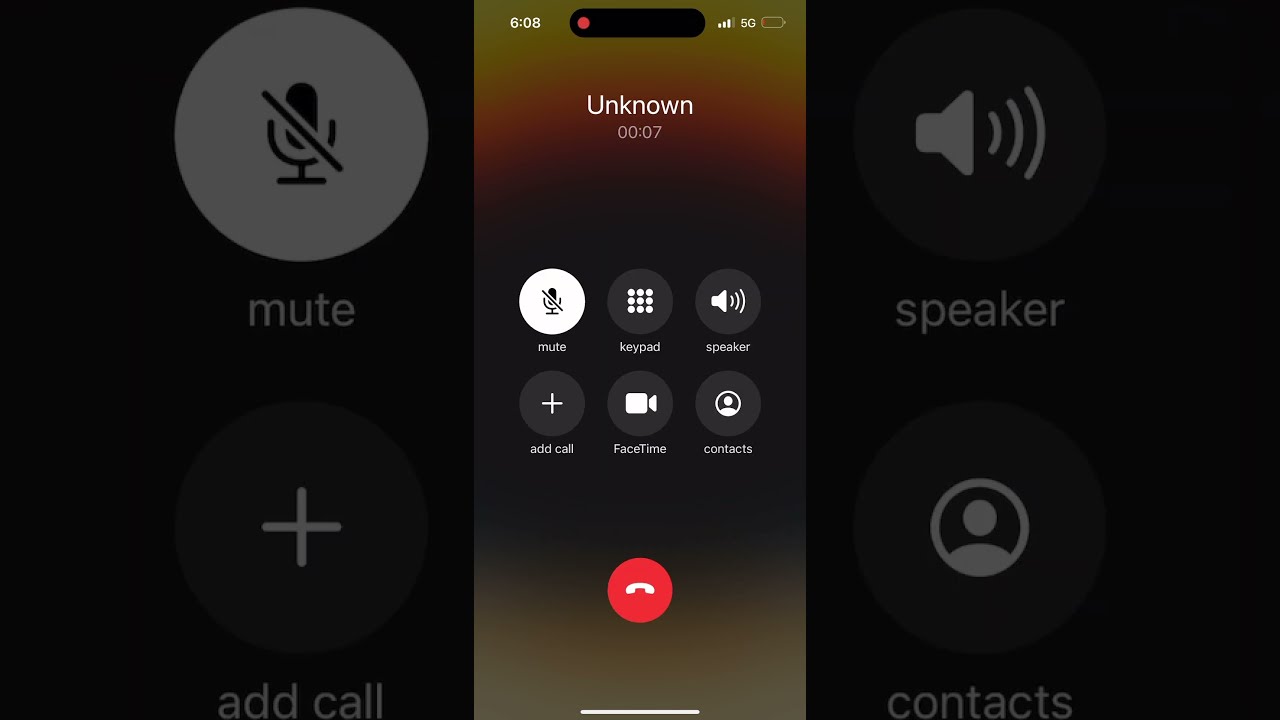 Incoming call iPhone 14 pro max