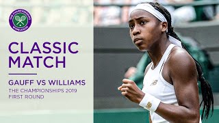 Coco Gauff vs Venus Williams | Wimbledon 2019 first round | Full Match