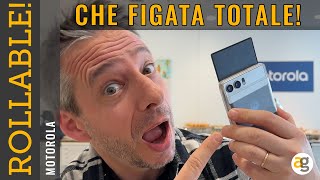 MOTOROLA ARROTOLABILE è DIVERSO e UTILE. FIGATA TOTALE!!!