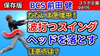 ＜ヘッドを落とす＞＜波を打つスイング＞注意点は？【前田健さん対談】Part 6