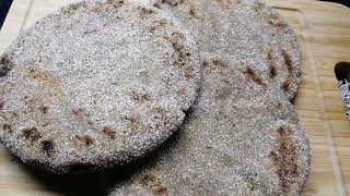 Barley bread with natural yeast and nuts