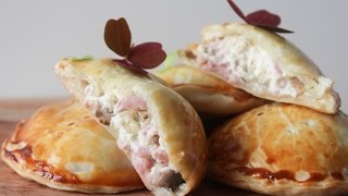 How To Make Cream Cheese, Ham And Mushroom Hand Pies - By One Kitchen Episode 443