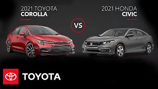 2021 Toyota Corolla vs 2021 Honda Civic | All You Need to Know | Toyota