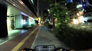 Cycling by Night : Roppongi Dori _ Sotobori Dori _ Uchisaiwaichō