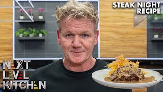 Gordon Ramsay Cooks Up a Simple Steak Dinner with Fries!