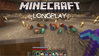 Minecraft Hardcore Longplay - Relaxing Mining Adventure, Diamond Mineshaft (No Commentary) 1.17