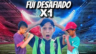 FUI DESAFIADO PARA UM X1 😱#futebol