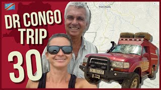 30 DRC Travel. Smuggler's Road. Part 9. Rural DRC. Congo Roads and Roadblocks. Mud driving.