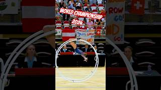 World Championships 2024 in Gymwheel Woman Straight Line Finals Malena Kernacs #gymwheel #sports