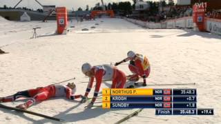 SWE \\ 2012-2013 FIS World Cup Cross-Country Falun Final 3-2 Men's 15 km F (3 of 3)