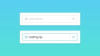 Limit Input Characters using HTML CSS & JavaScript