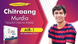 Meet the Topper (All India Rank 1) of JEE Advanced 2014, Chitraang Murdia | Legends of ALLEN