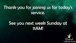 Youth Sunday | 3rd September 2023