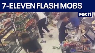 Los Angeles 7-Eleven stores target of repeated flash mobs