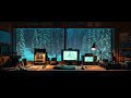 winter mission outpost 7 alone dark ambient focus music 4k