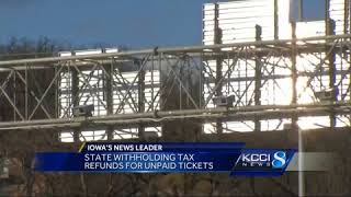 Speed camera tickets may be holding up your state refund