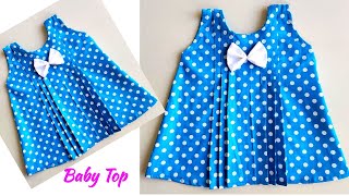 Pin Tuck Baby Top Cutting and Stitching | Baby Top Cutting and Stitching