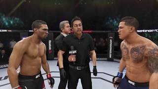 Kevin Lee vs. Anthony Pettis (EA sports UFC 3) - CPU vs. CPU - Crazy UFC 👊🤪