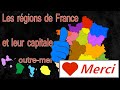 les régions de france et d outre mer avec leur capitale. géographie.