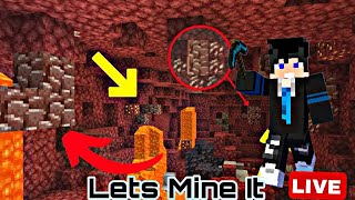 Debris Mineing #minecraft #live (But) Mic Muted