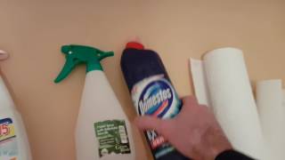 Remove Mould and Mildew from Shower \u0026 Bathroom with Bleach