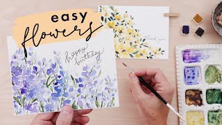 How To Paint Simple Watercolor Cards
